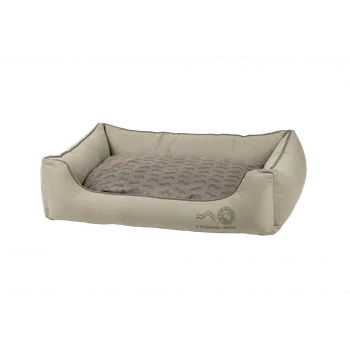 Pelíšek pro psa 4elements Pelíšek pro psa z recyklovaného materiálu Barva: Hnědá - Země, Velikost: S (60 x 40 x 21cm)