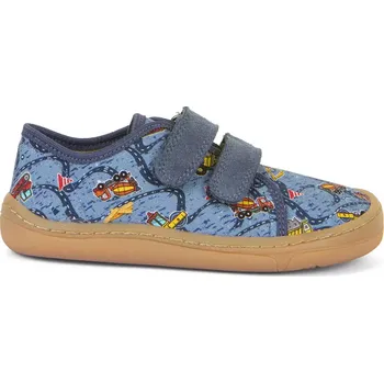 Dívčí tenisky Froddo barefoot plátěné tenisky denim car 27