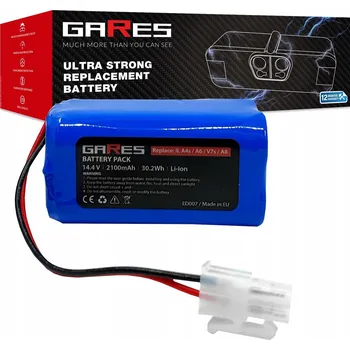 Profesionální zelená Akumulátor GARES s kapacitou 2100 mAh