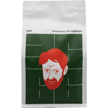 Káva 3666 by Jiří Langmajer Coffee by Jiří Langmajer - Tanzania, mletá, 500 g Zrnková káva. Plantážová Arabica z Tanzánie.