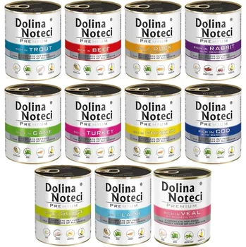 Krmivo pro psa Dolina Noteci PREMIUM Mix příchutě 11x800g