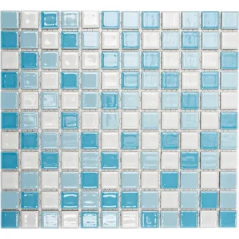 Obklad Keramická mozaika WzorcowniaStudio 32,6 x 30 cm, odstíny modré