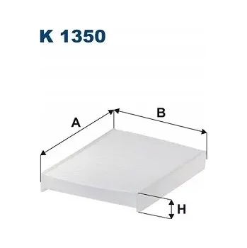 Kabinový filtr Kabinový filtr Filtron K 1350