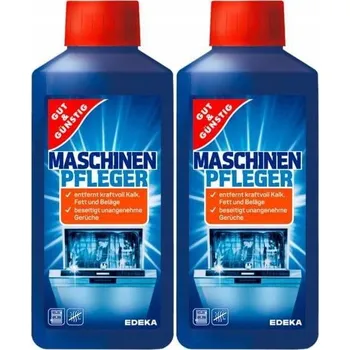 Mycí prostředek Čistič do myčky nádobí Gut&Gunstig Tekutý 2x250ml Německý De