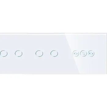 vypínač DOTYKOVÝ SPÍNAČ OVLADAČ ROLETY + 2x DVOJITÝ 2K SPÍNAČ SVĚTLA