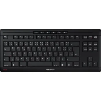 Klávesnice CHERRY klávesnice STREAM TKL, drátová, USB, CZ+SK layout, černá