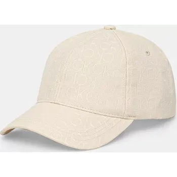 Pokrývka hlavy Kšiltovka Calvin Klein K60K612871 béžová 08X, vel. ONE SIZE
