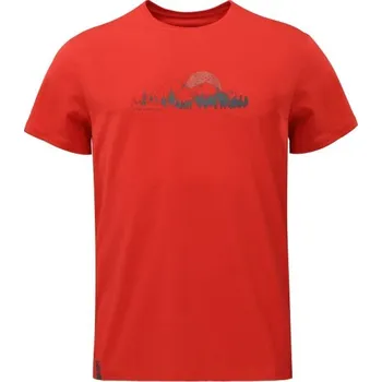 Pánské tričko Pánské tričko LOAP ALGIN S Červená, Šedá