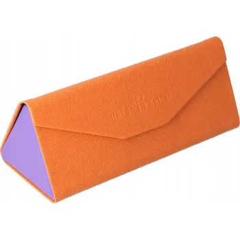 Pouzdro na brýle Helen Keller Pouzdro na skládací brýle oranžovo-fialové
