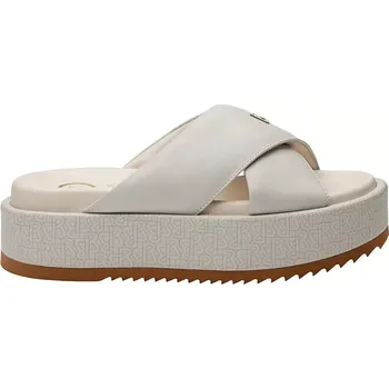 Dámské pantofle Kožené pantofle Bogner SORRENTO 1 dámské, béžová barva, na platformě, 22525301 08X, EUR 36