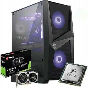 Stolní počítač Počítač PC I5 11400 GTX 1660 SUPER 16 RAM DDR4 512 SSD WIN10