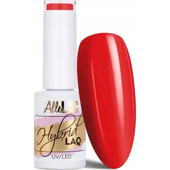 Lak na nehty AlleLac Hybridní lak 5 ml - Kolekce Bossy Girl Č. 83 Červená Red