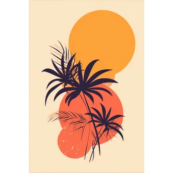 Plakát Plakát Tropický Západ bez rámu 61 x 91,5 cm