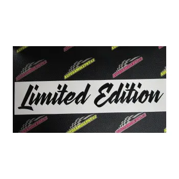 Polep vozidla SAMOLEPKA Limited edition 003 (10 - červená) NA AUTO, NÁLEPKA, FÓLIE, POLEP, TUNING, VLASTNÍ TEXT, TISK, AUTOSAMOLEPKY.cz, POLEPY, OBRÁZEK, LOGO, SAMOLEPKY
