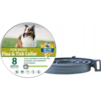 Antiparazitikum pro psa OBROŽEK PRO PSA PROTI BLECHÁM A KLÍŠŤATŮM 8 MĚSÍCŮ 63 CM UNIVERZÁLNÍ