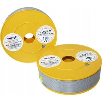 elektrický kabel Kabel LGY/H05V-K 0,50 mm2 100m Šedý