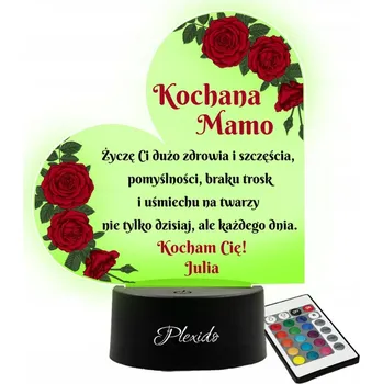 Lampička Plexido vícebarevná Noční lampa