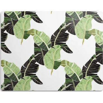 Obraz Ochranná podložka pod misky Palmové listy 90x60 cm