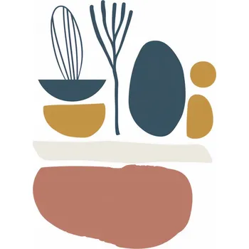 Plakát Plakát Stylové Rostliny bez rámu 70 x 50 cm