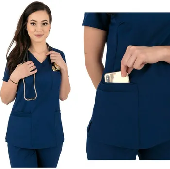 Podprsenka MIKINA ZDRAVOTNICKÁ dámská elastická Moderní SCRUBS lehký plášť M-390XP vel. 44