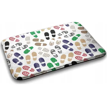 Koupelnová předložka Koupelnová předložka měkká Mata Stopy bot