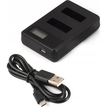 Příslušenství pro čtečku elektronické knihy EKEN / SJCAM DUÁLNÍ LCD NABÍJEČKA PRO KAMERY