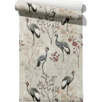 Tapeta Vliesová tapeta Retro Ptáci, role 50 cm x 6,1 m