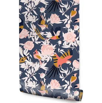 Fototapeta Tapeta do obýváku příroda ptáci tropické rostliny