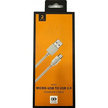 Datový kabel Kabel FORETAGSLANKEN USB - USB typ C / microUSB / Lightning 2 m bílý