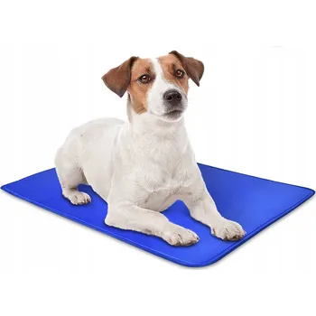 Pelíšek pro psa Korbi podložka pro psa modrá 40 cm x 30 cm
