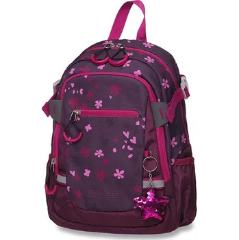 Dětský batoh Dětský batoh Schneiders Berry Blossom Dark Red – pro předškoláky + Dárek ZDARMA