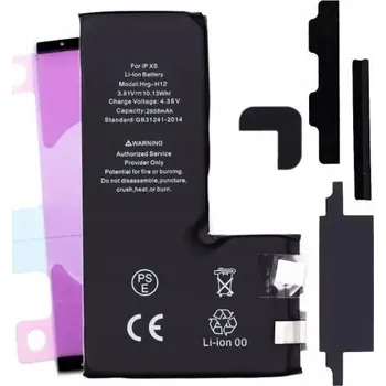 Baterie pro mobilní telefon Baterie pro iPhone XS, článek pro Apple bez BMS, bez hlášky, 2658 mAh