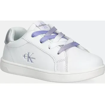 Dívčí tenisky Dětské sneakers boty Calvin Klein Jeans bílá barva, V1A9-82009 V1A9.82009.27.29 00X, EUR 29
