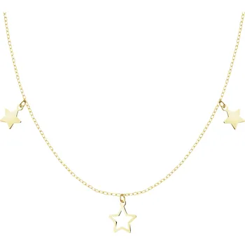 Náhrdelník Zlatý náhrdelník - hvězdy - AP540-6707