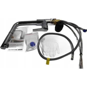 Vodovodní baterie Stojánková kuchyňská baterie Auralum stříbrná