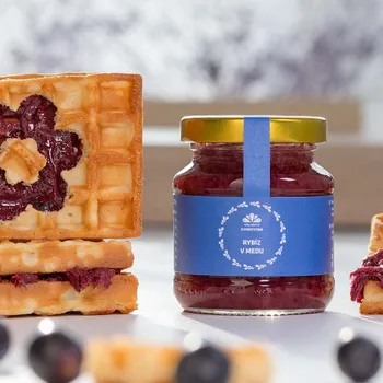 Včelařství Domovina Rybíz v medu Hmotnost: 170 g
