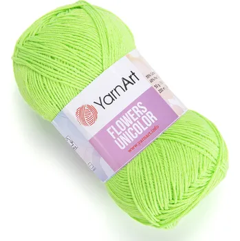 Příze Yarn Art Flowers Unicolor 760 neon zelená