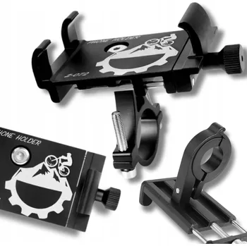 SOLIDNÍ DRŽÁK NA KOLO, TELEFON, ŘÍDÍTKA MOTOCYKLU GUB - SILNÝ