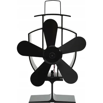 Krbový ventilátor Krbový ventilátor 16,5x8x22,5 cm, černý