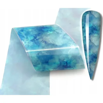 FÓLIE na nehty 100cm x 4cm AKVAREL