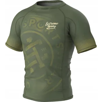 Tréninkové tričko s krátkým rukávem Extreme Hobby S zelené