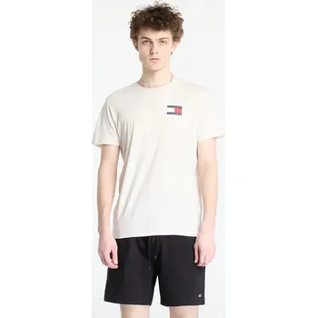 Pánské oblečení Tričko Tommy Jeans Slim Essential Tee Beige XXL
