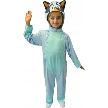 Karnevalový kostým Kostým Bluey převlek modrý kostým na karneval pro děti vel. 110 116 122 M