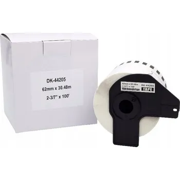Pásek do tiskárny Termální páska do Brother QL 62mm DK-44205 + držák