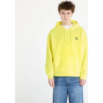 Pánská mikina Mikina Carhartt WIP Hooded Industry Sweat UNISEX Lumo Yellow Garment Dyed S