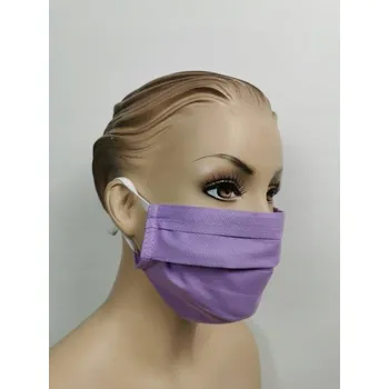 rouška Ochranná rouška 100% bavlna opakovaně použitelná fialová