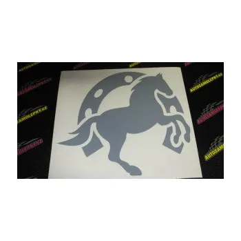 Samolepící dekorace SAMOLEPKA Kůň 033 pravá podkova (10 - červená) NA AUTO, NÁLEPKA, FÓLIE, POLEP, TUNING, VLASTNÍ TEXT, TISK, AUTOSAMOLEPKY.cz, POLEPY, OBRÁZEK, LOGO, SAMOLEPKY