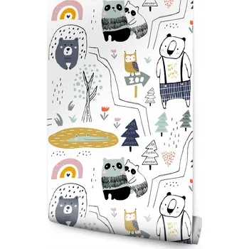 Fototapeta Tapeta Pro Děti - Divoká Zvířátka /228718163