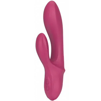 Vibrátor Sexy Elephant Silikonový vibrátor s výběžkem na klitoris Bunny Duo