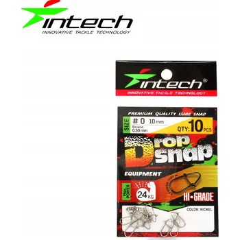 Obratlík s karabinkou Intech Tournament Drop Snap Nickel